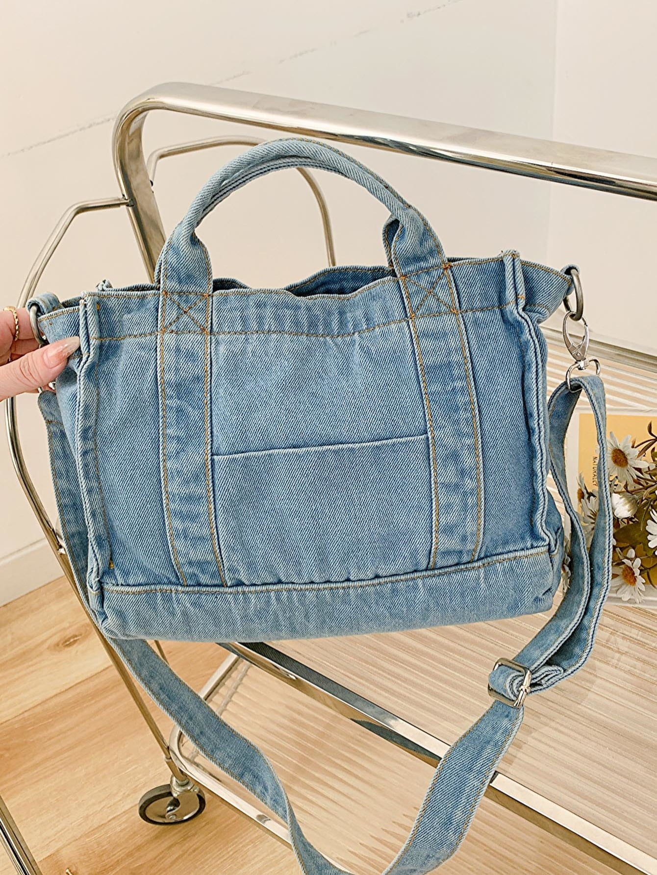 Uylee's Boutique Denim Shoulder Bag