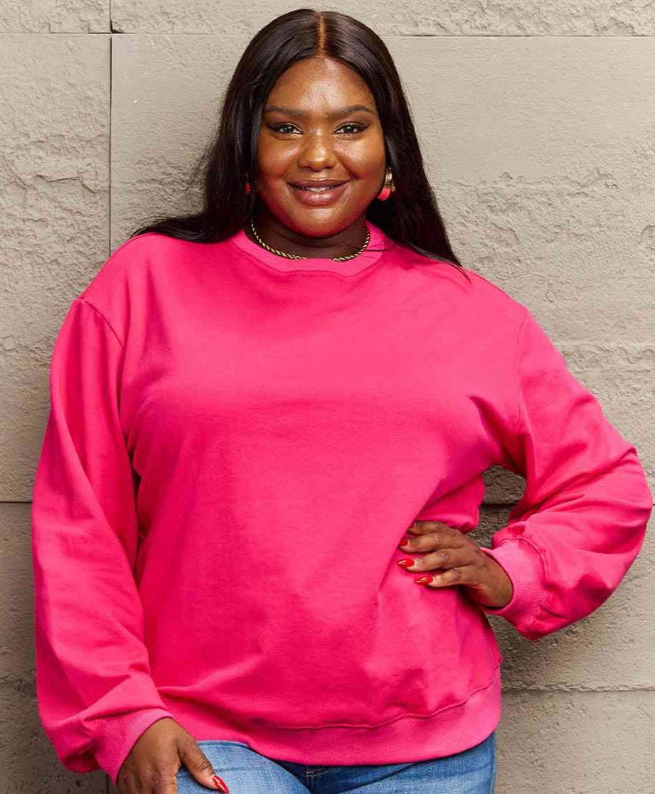 Simply Love Full Size COURAGEOUS Graphic Sweatshirt