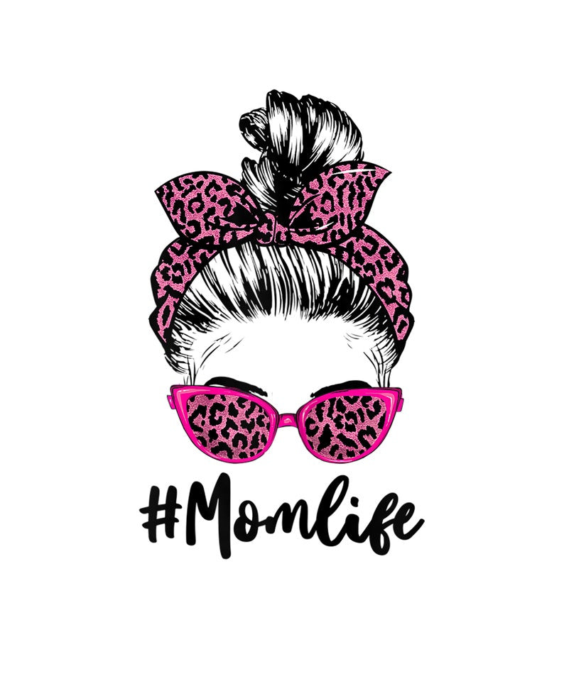 Various Bandana and Sunglasses Mom PNG Digital Files