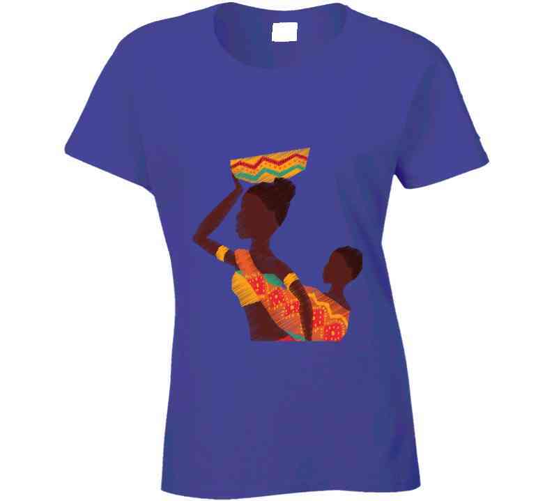 African Mother Ladies T Shirt