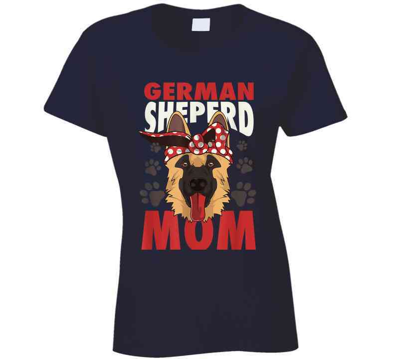 German Shepherd Mom Ladies T Shirt