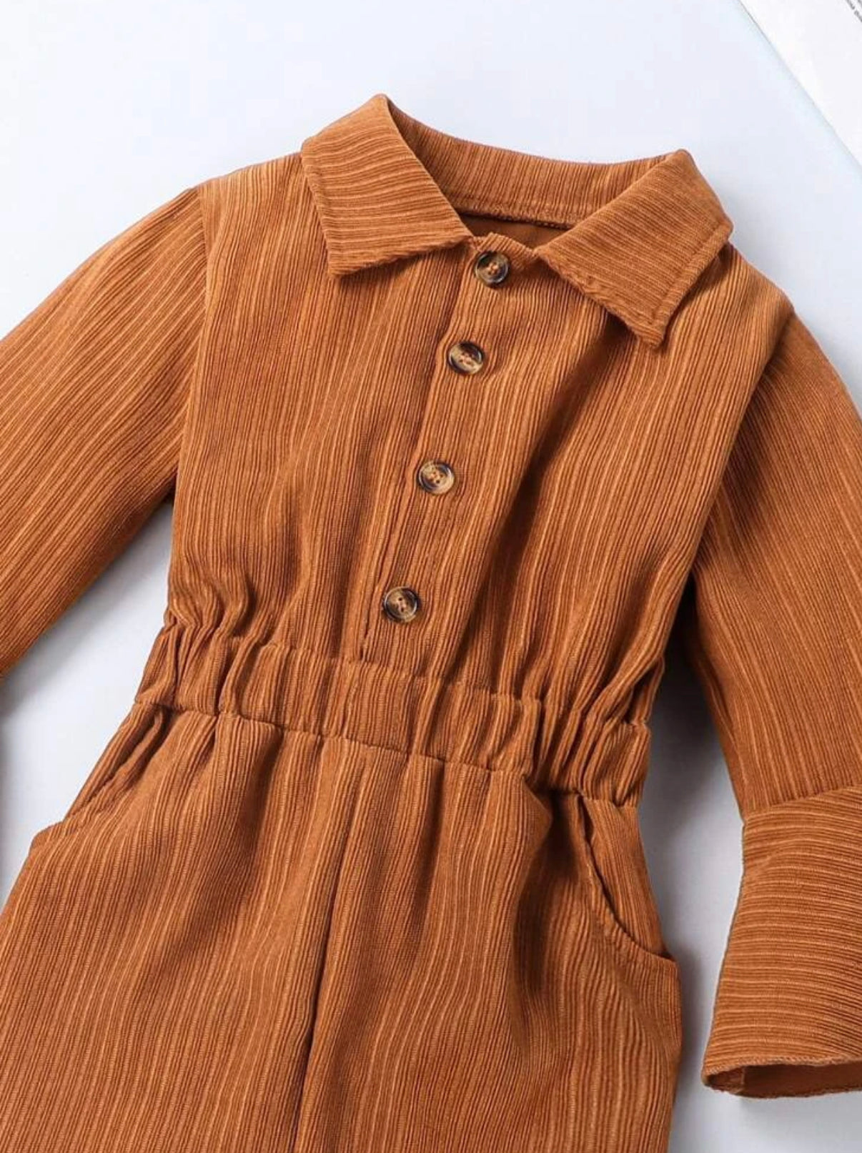 Little Girls Flounce Jumpsuit (Sizes 1 year - 8 year)