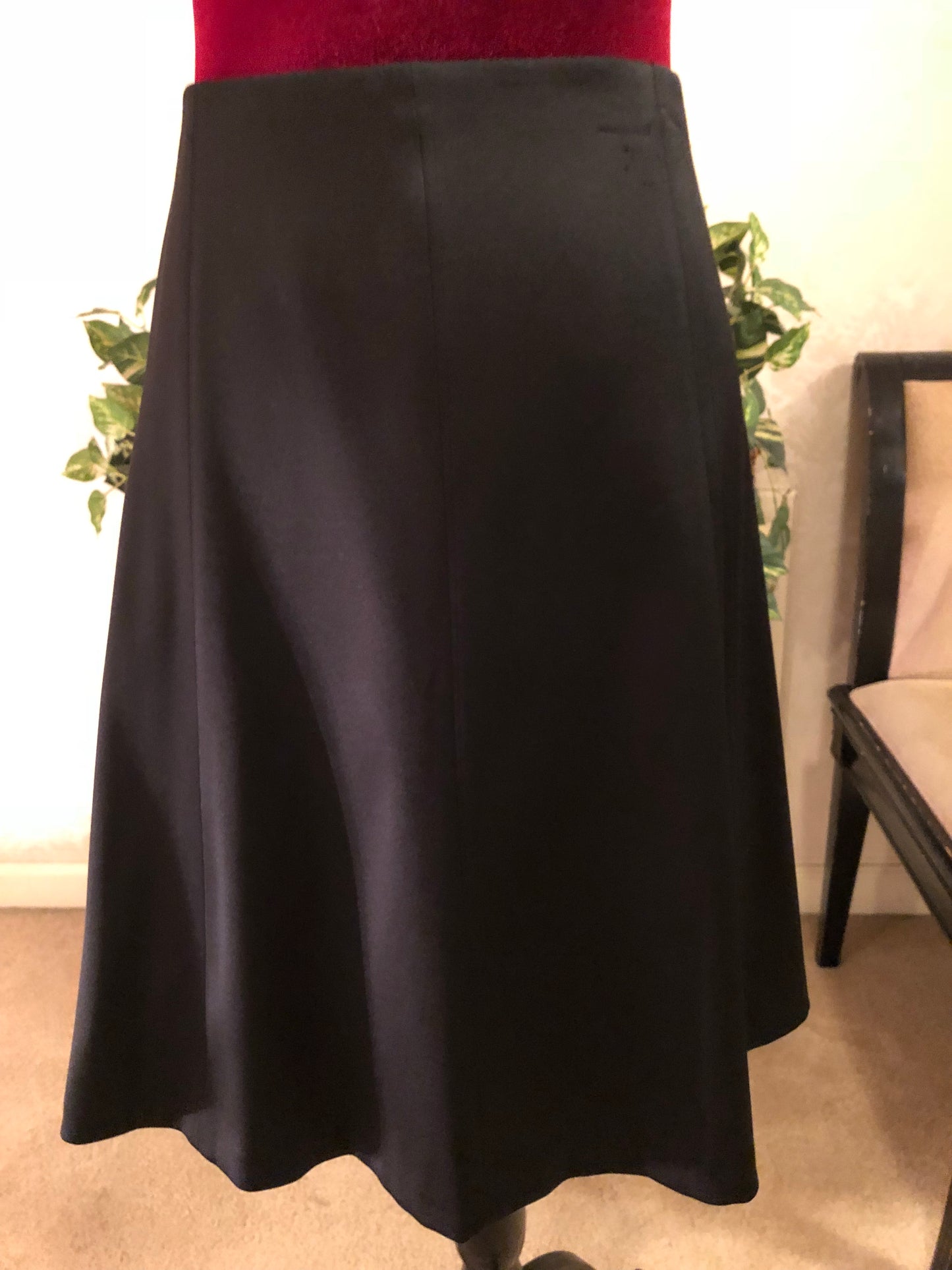 International Concepts Black Skirt, US Size 6 - Gently Used