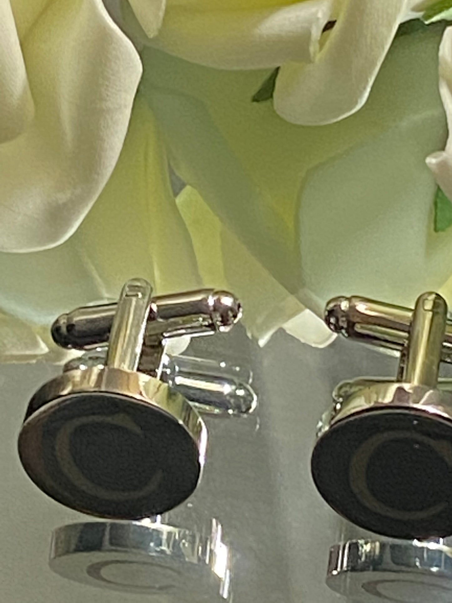 Brass Monogram Letter “C” Cufflinks