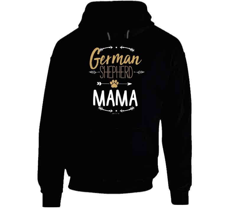 German Shepherd Mama Ladies T Shirt