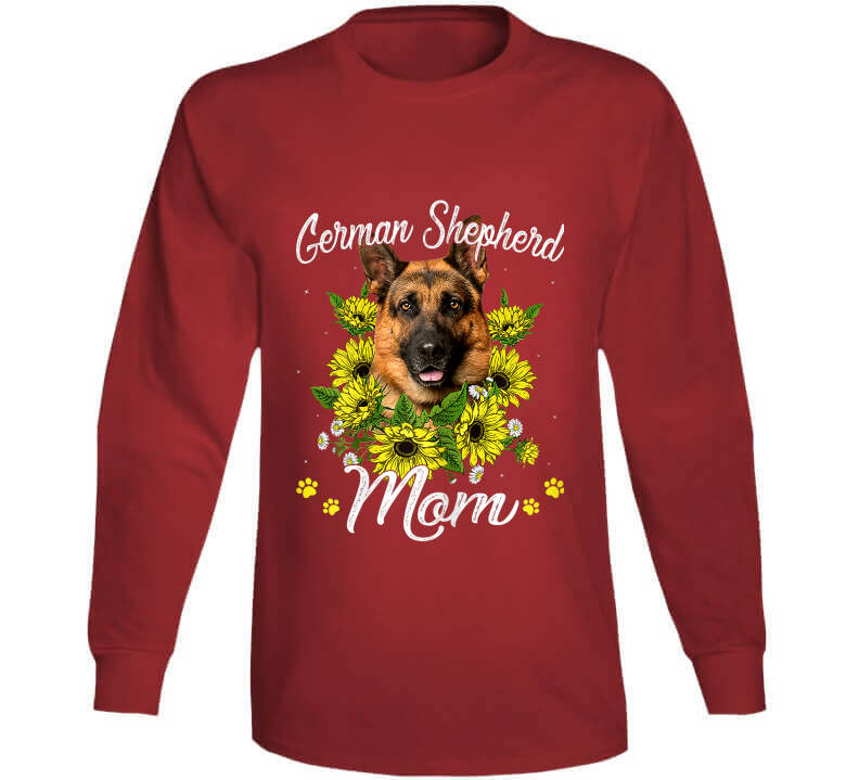 German Shepherd Mom Ladies T Shirt
