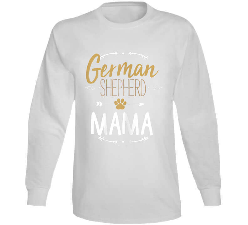 German Shepherd Mama Ladies T Shirt
