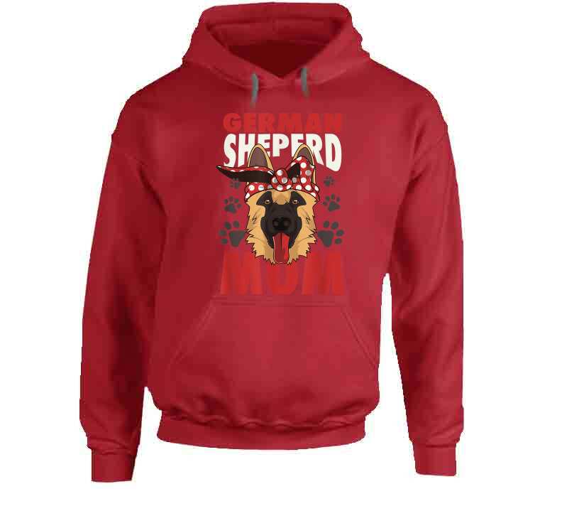 German Shepherd Mom Ladies T Shirt