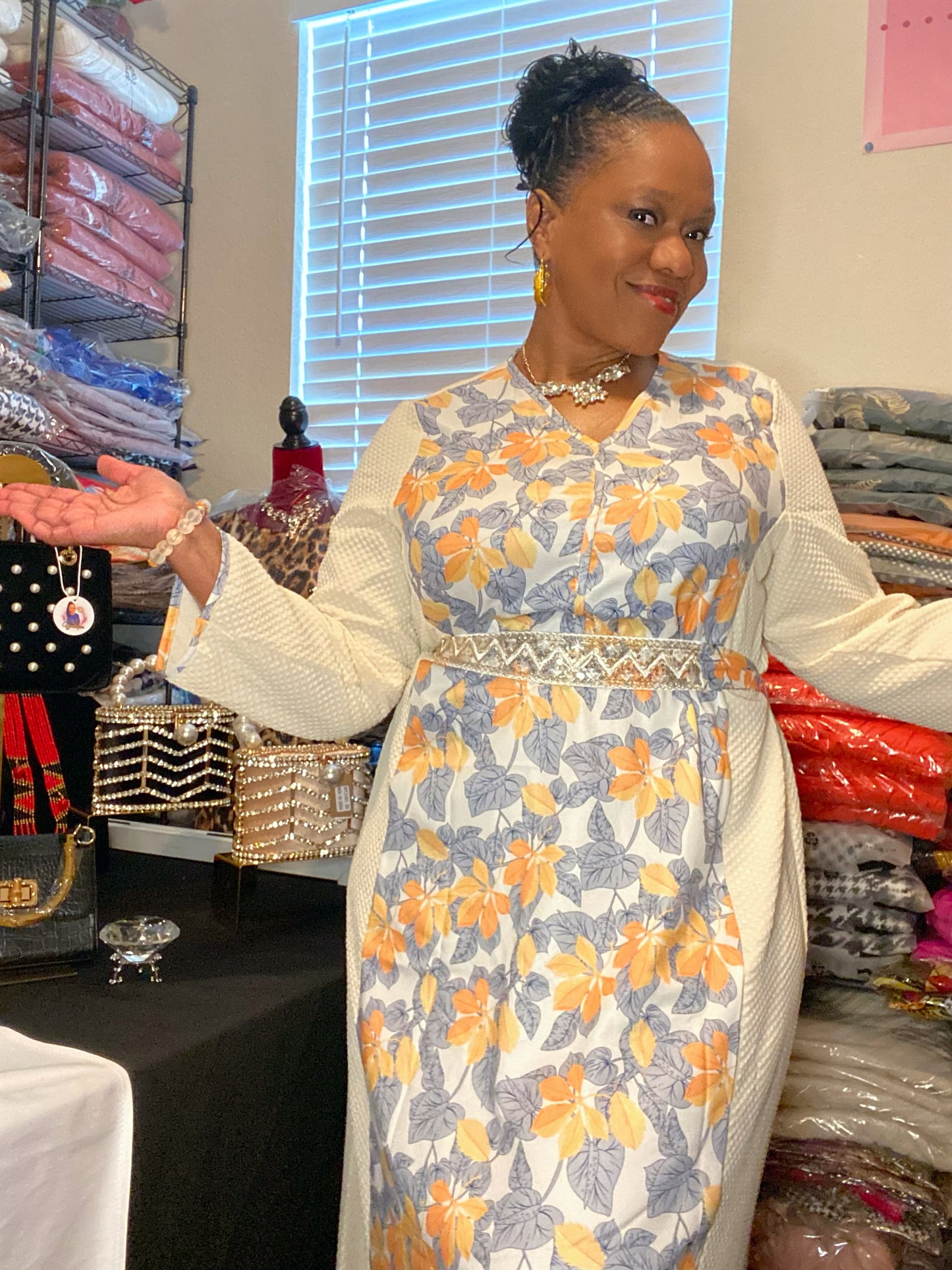 Floral Print Multi-Color Dress (US Sizes 4 - 14)