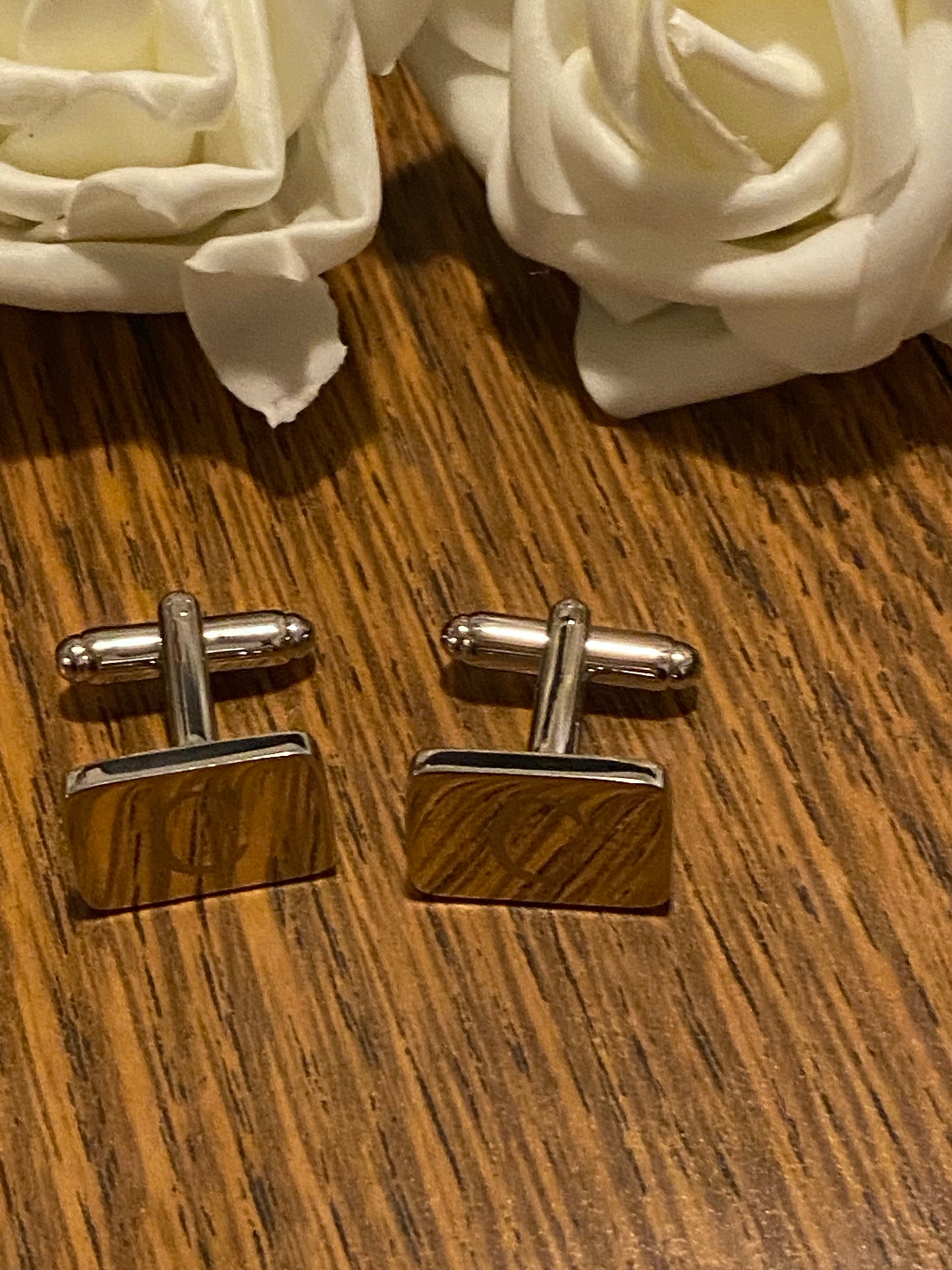 Brass Monogram Letter “C” Cufflinks
