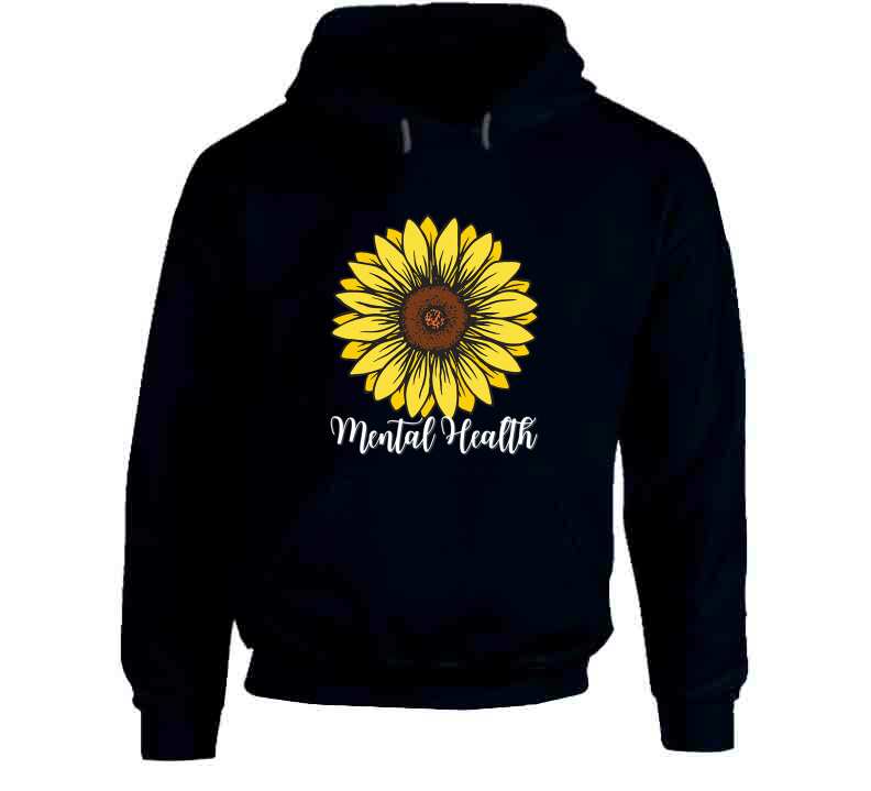 Mental Health Sunflower Ladies T Shirt