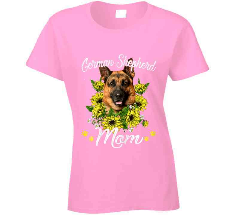 German Shepherd Mom Ladies T Shirt
