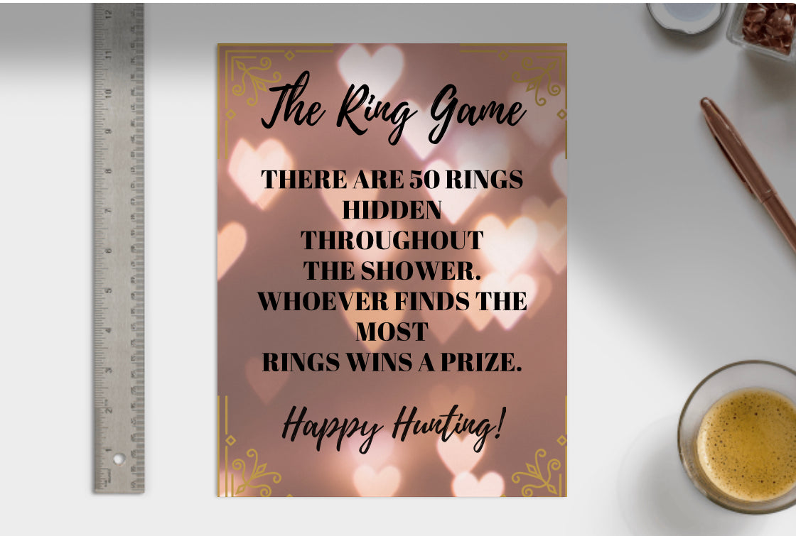 Bridal Shower Game / Wedding Shower Game / Bachelorette Party Game