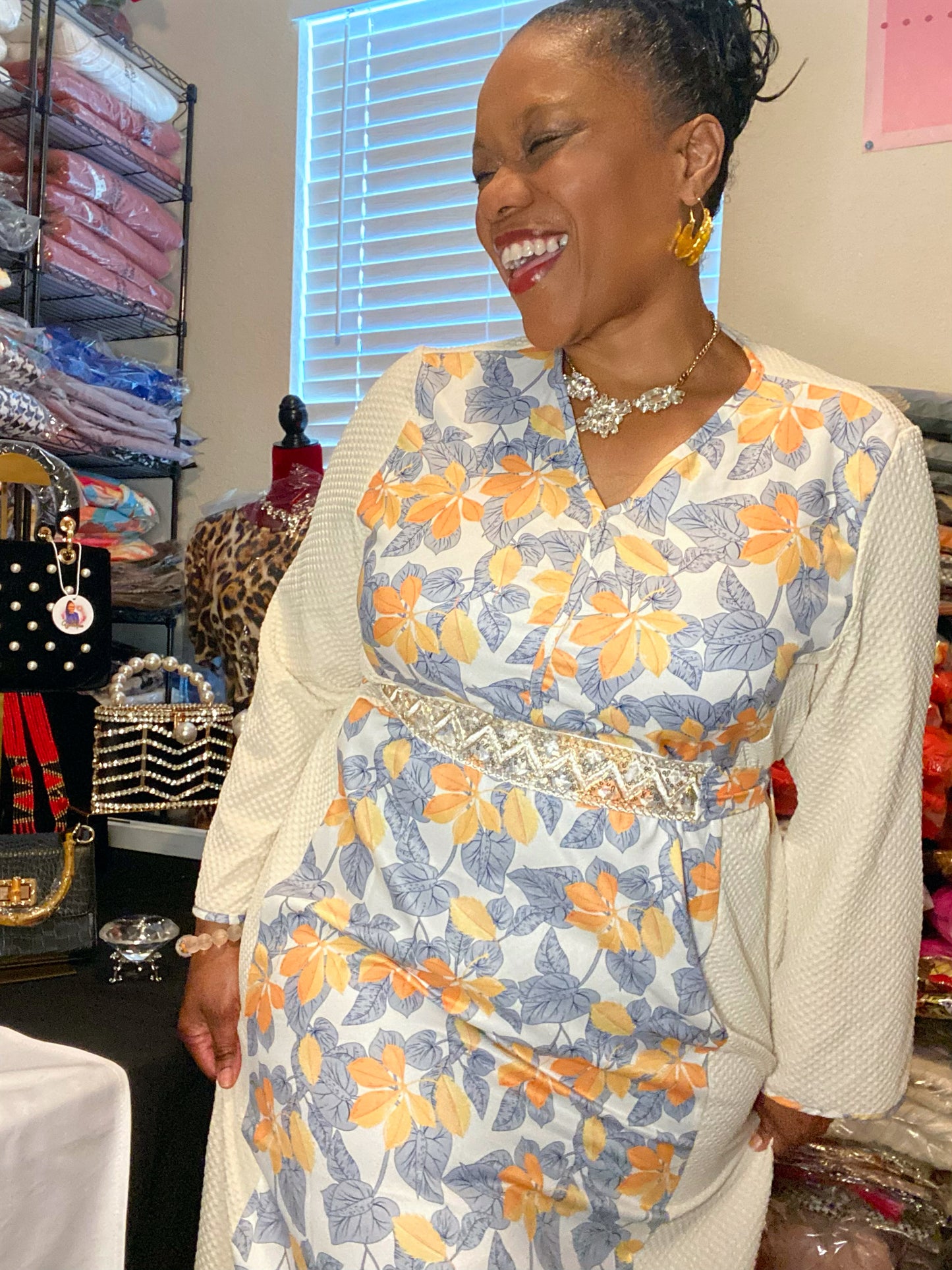 Floral Print Multi-Color Dress (US Sizes 4 - 14)