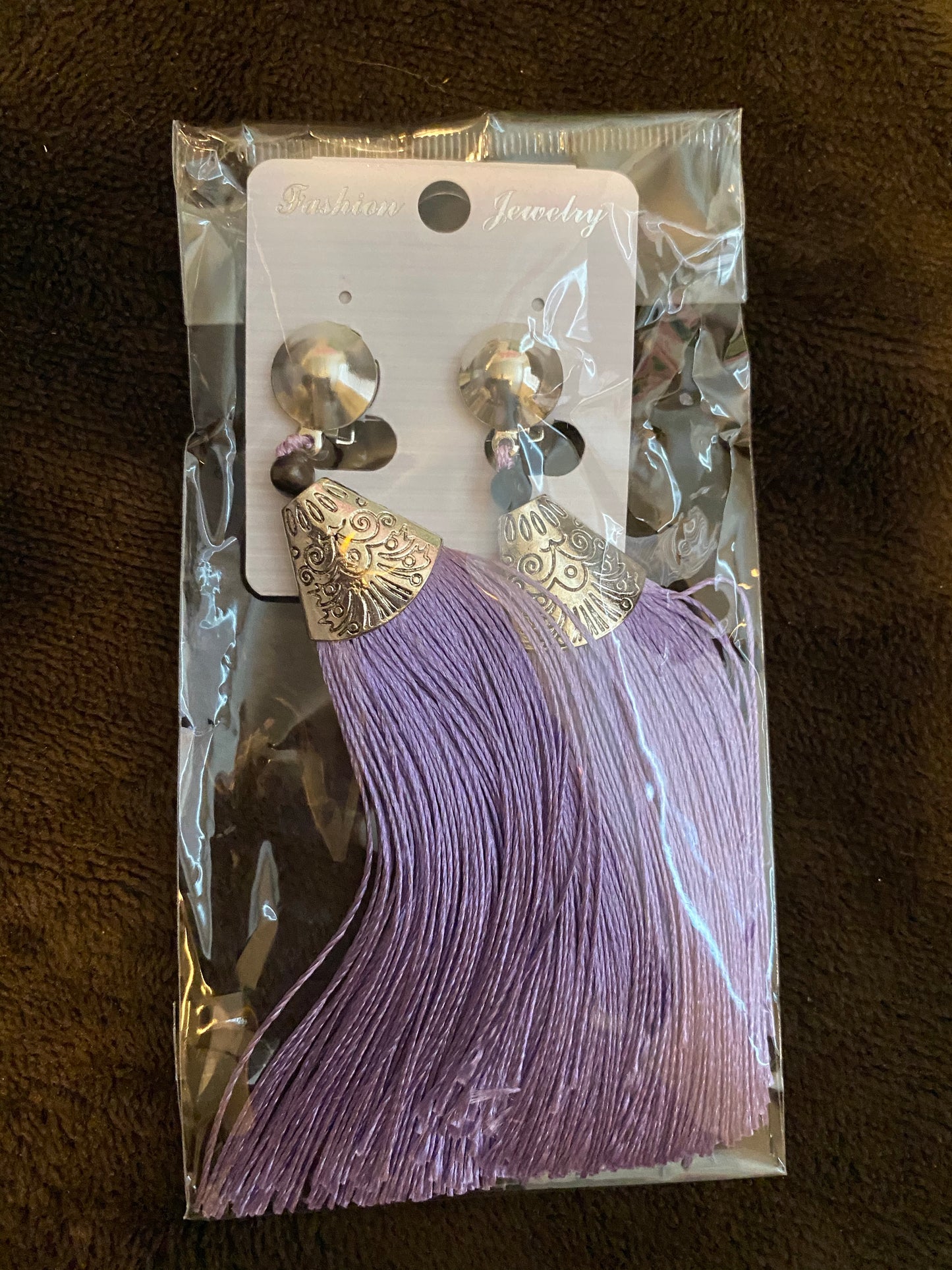 Clip-On Tassel Fringe Earrings