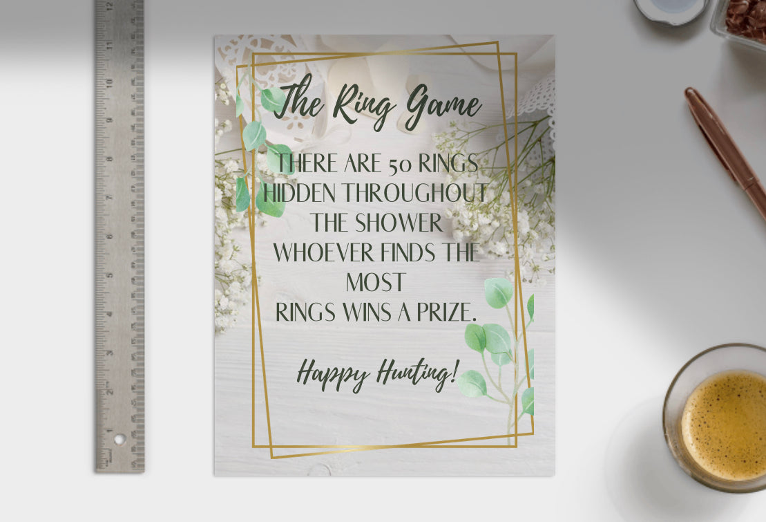 Bridal Shower Game / Wedding Shower Game / Bachelorette Party Game