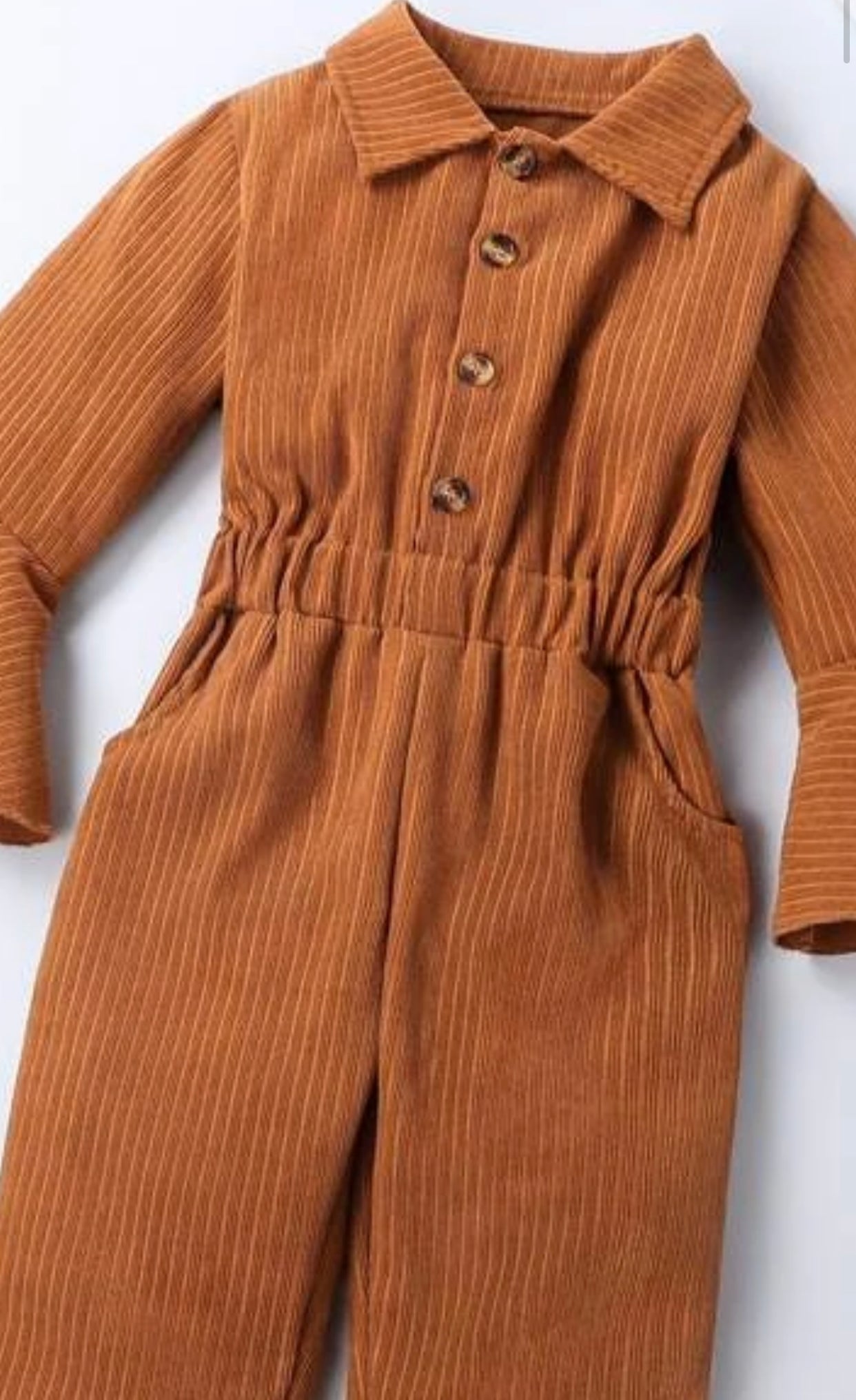 Little Girls Flounce Jumpsuit (Sizes 1 year - 8 year)