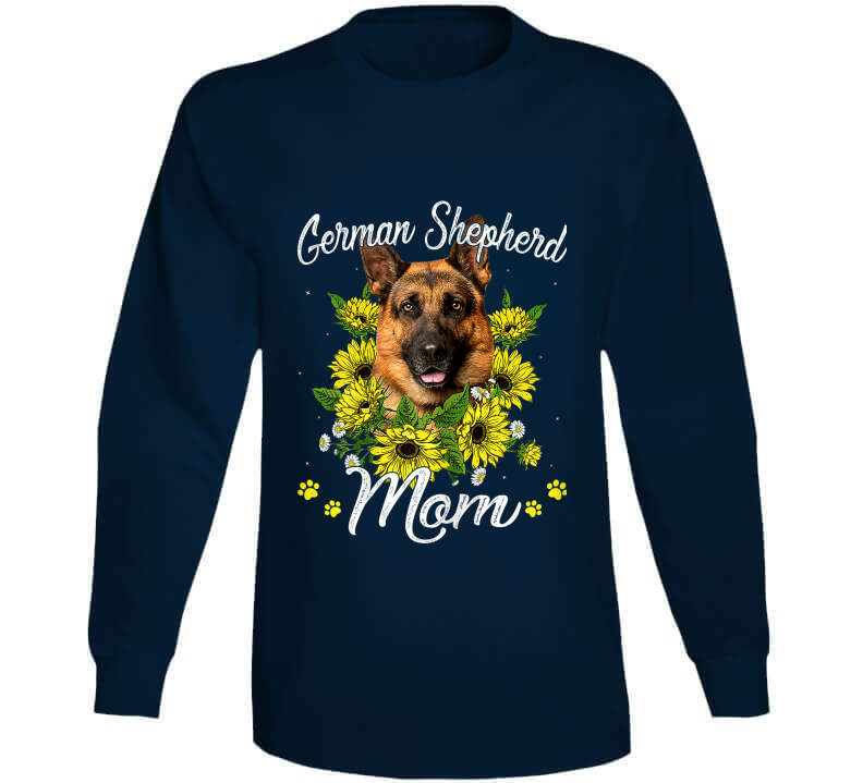 German Shepherd Mom Ladies T Shirt