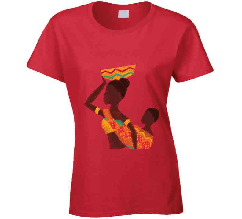 African Mother Ladies T Shirt