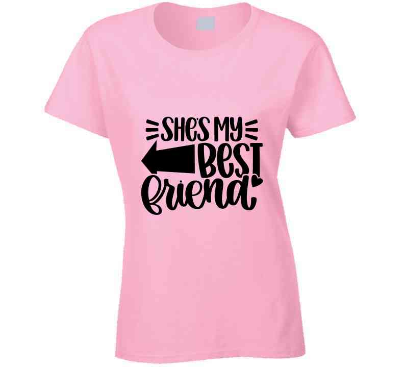 She's My Best Friend - Right Ladies T Shirt and Hoodie
