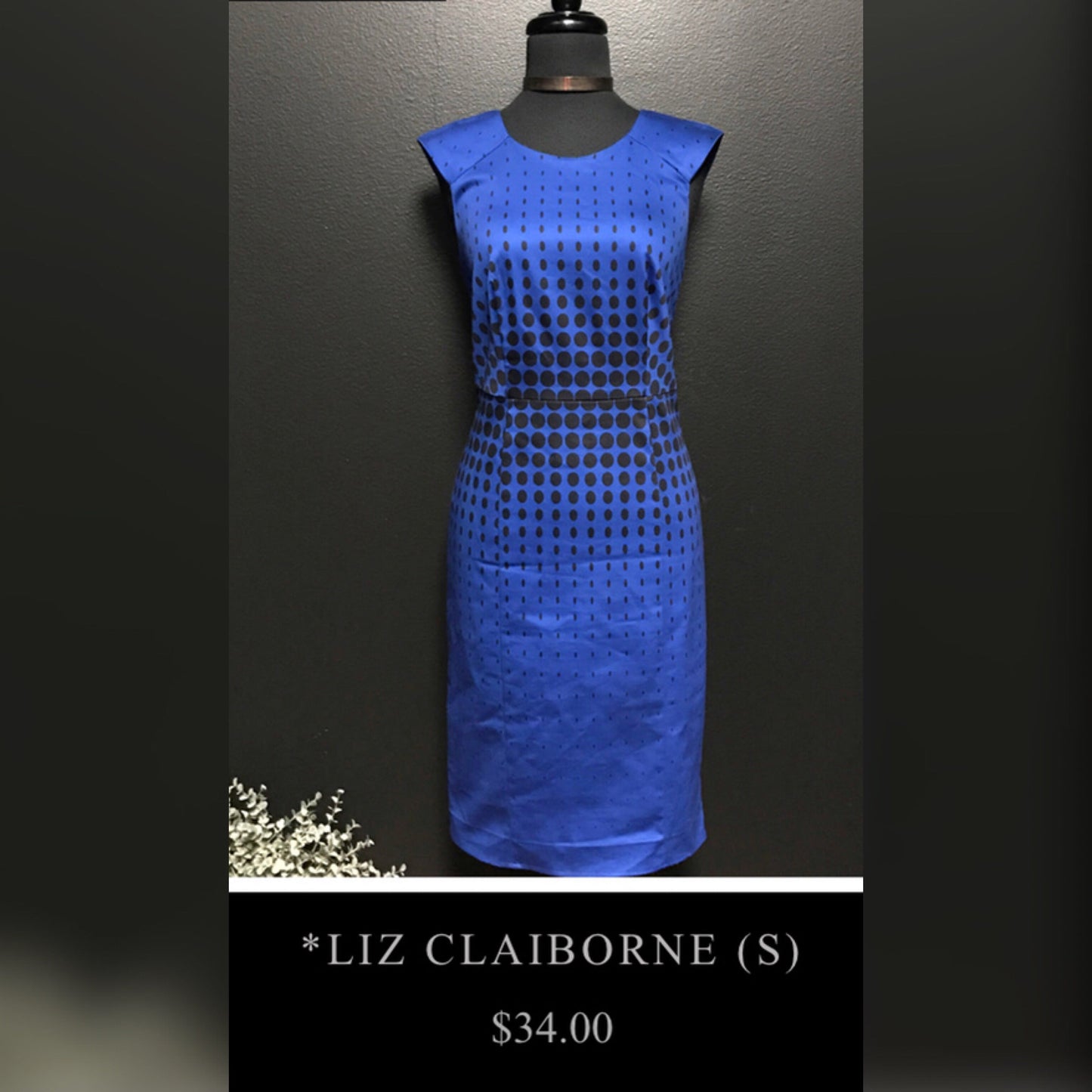 Liz Claiborne Cocktail Dress, Size 4 - Gently Used