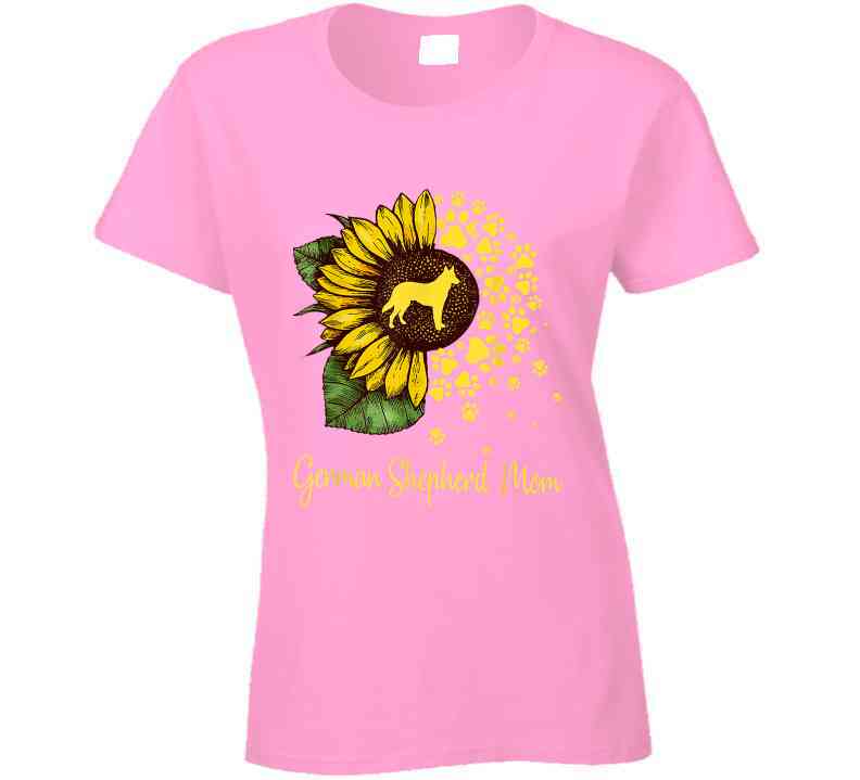 German Shepherd Mom Ladies T Shirt