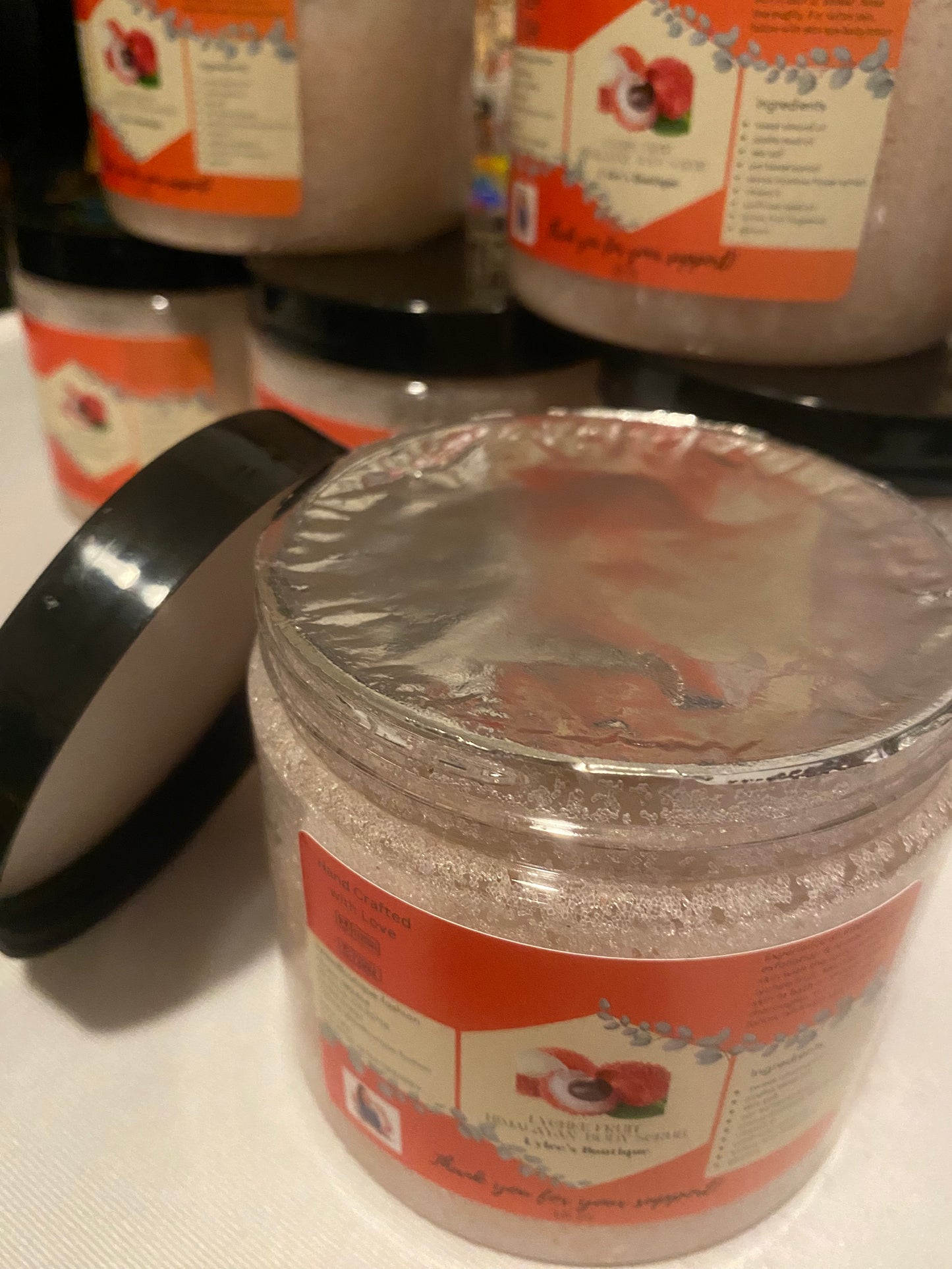 Lychee Fruit Himalayan Body Scrub, 16 oz