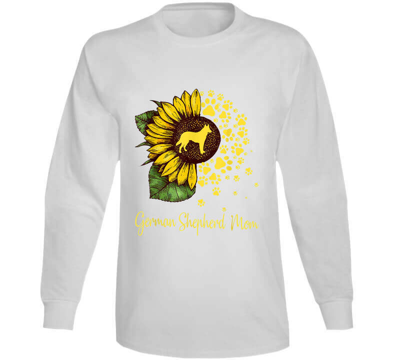 German Shepherd Mom Ladies T Shirt