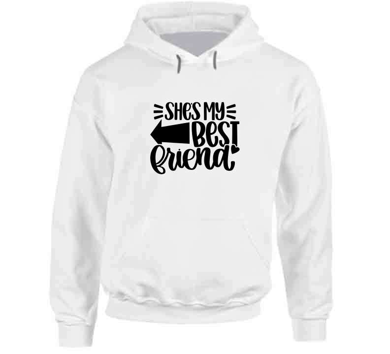 She's My Best Friend - Right Ladies T Shirt and Hoodie