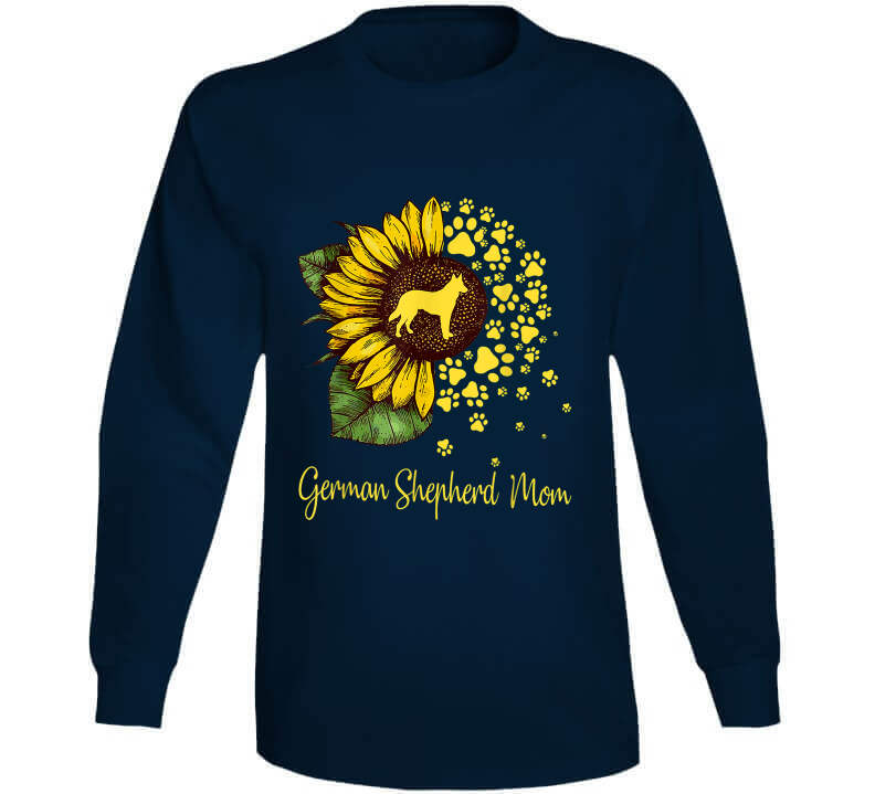 German Shepherd Mom Ladies T Shirt