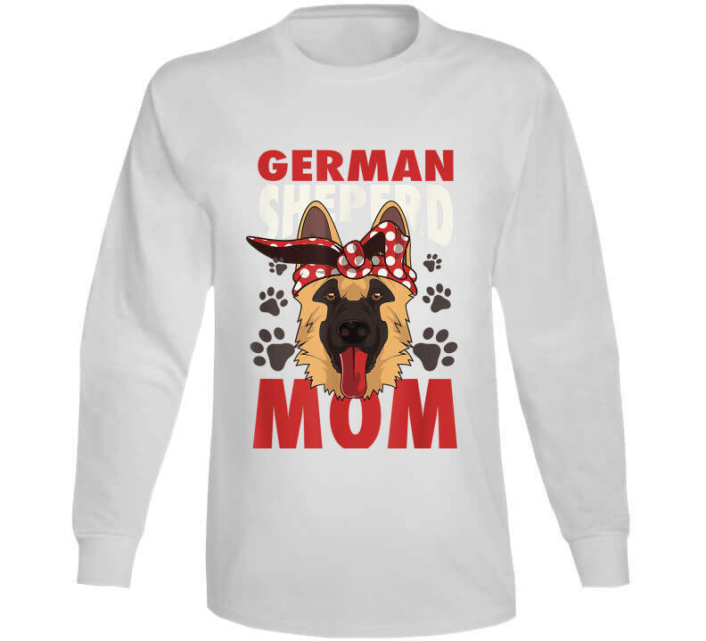 German Shepherd Mom Ladies T Shirt