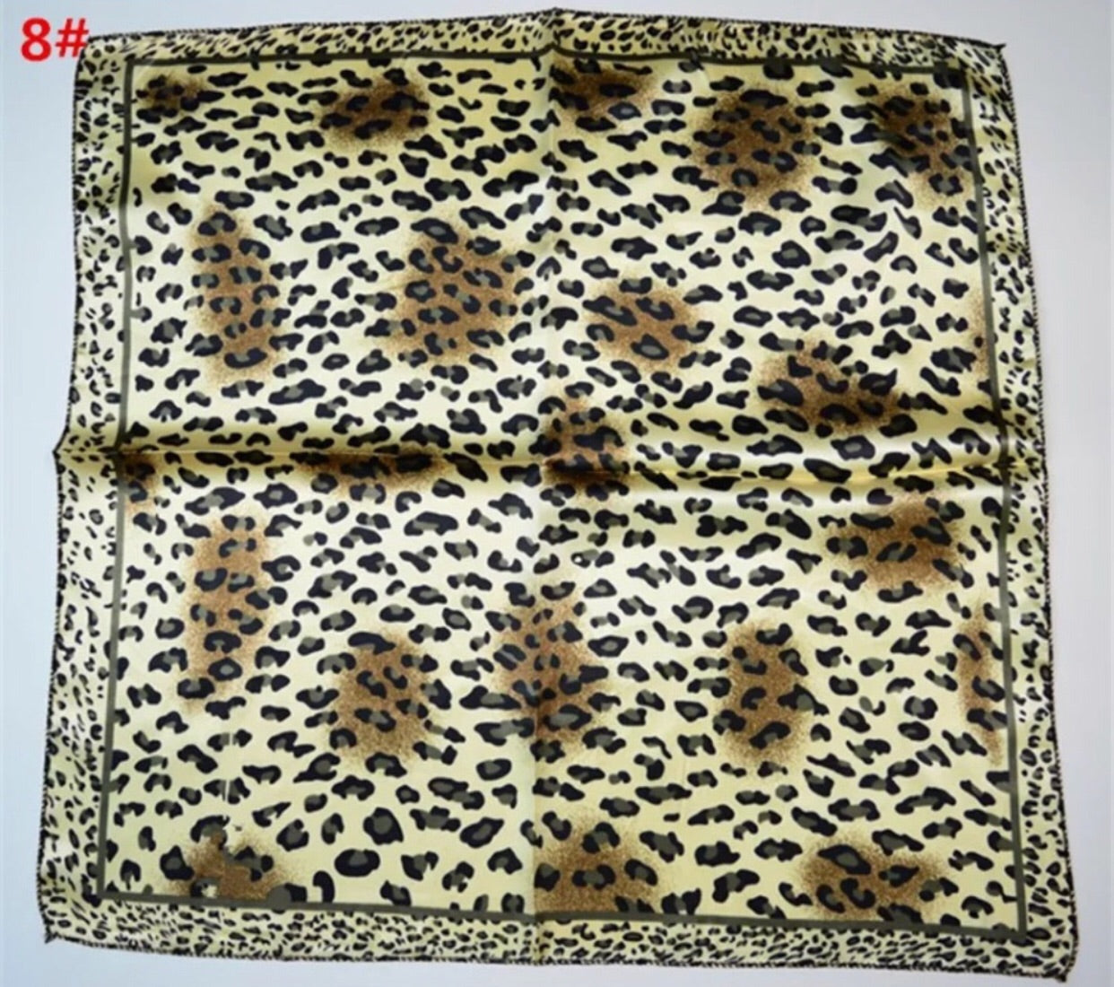 Silk Look Satin Scarf - Various Colors, 20” x 20”