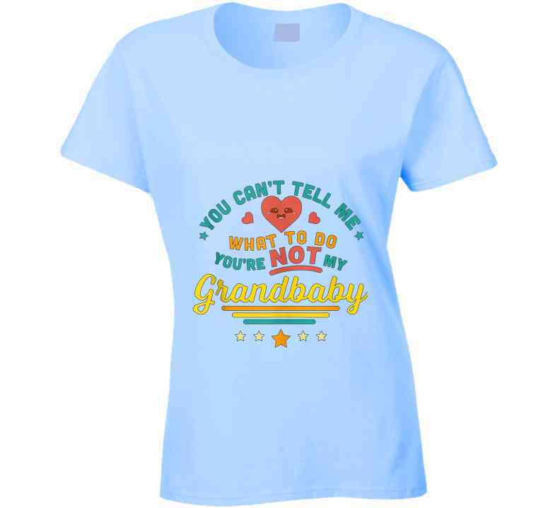 You Can't Tell Me Ladies T Shirt
