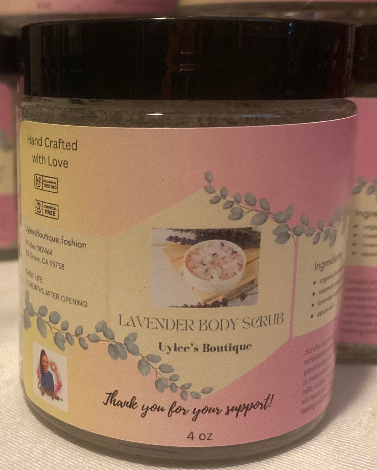 Lavender Body Scrub, 4 oz