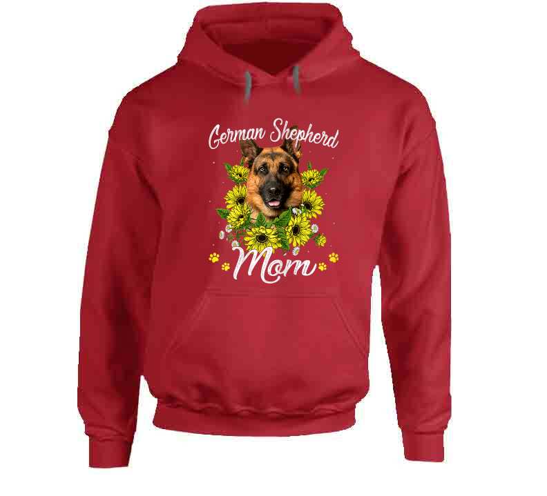 German Shepherd Mom Ladies T Shirt