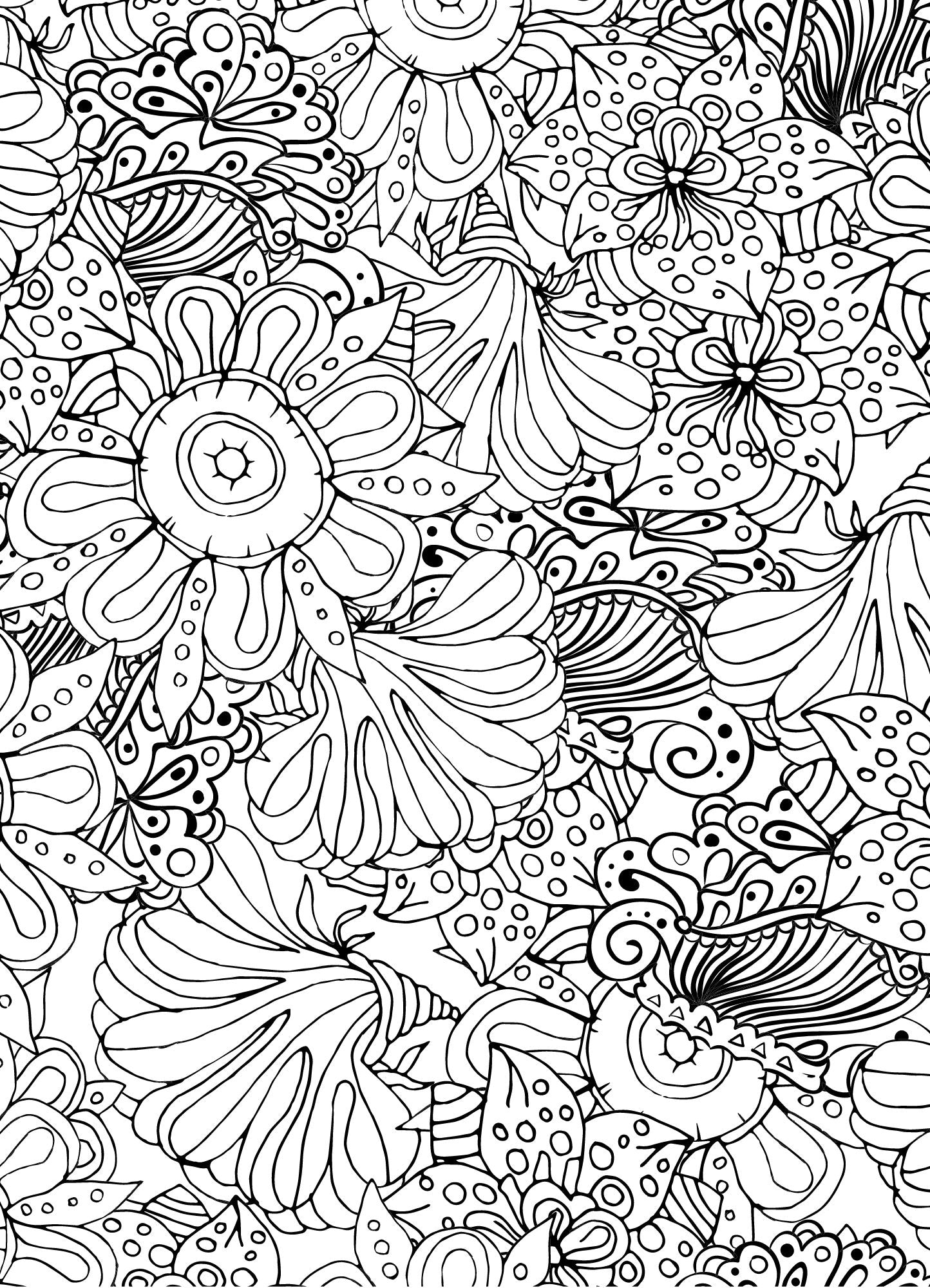Stress Relief Adult Coloring Book Volume II