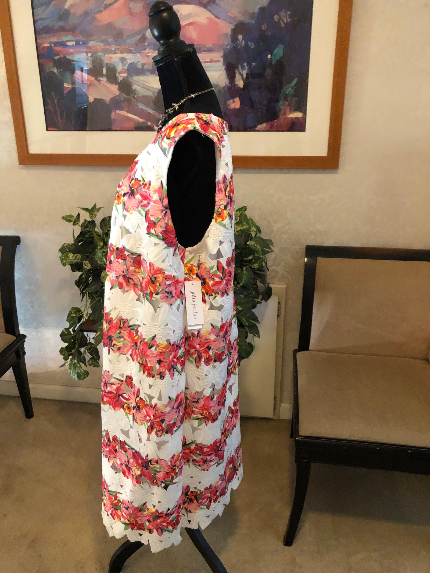 Julia Jordan Embroidered Dress, US Size 24W - NEW