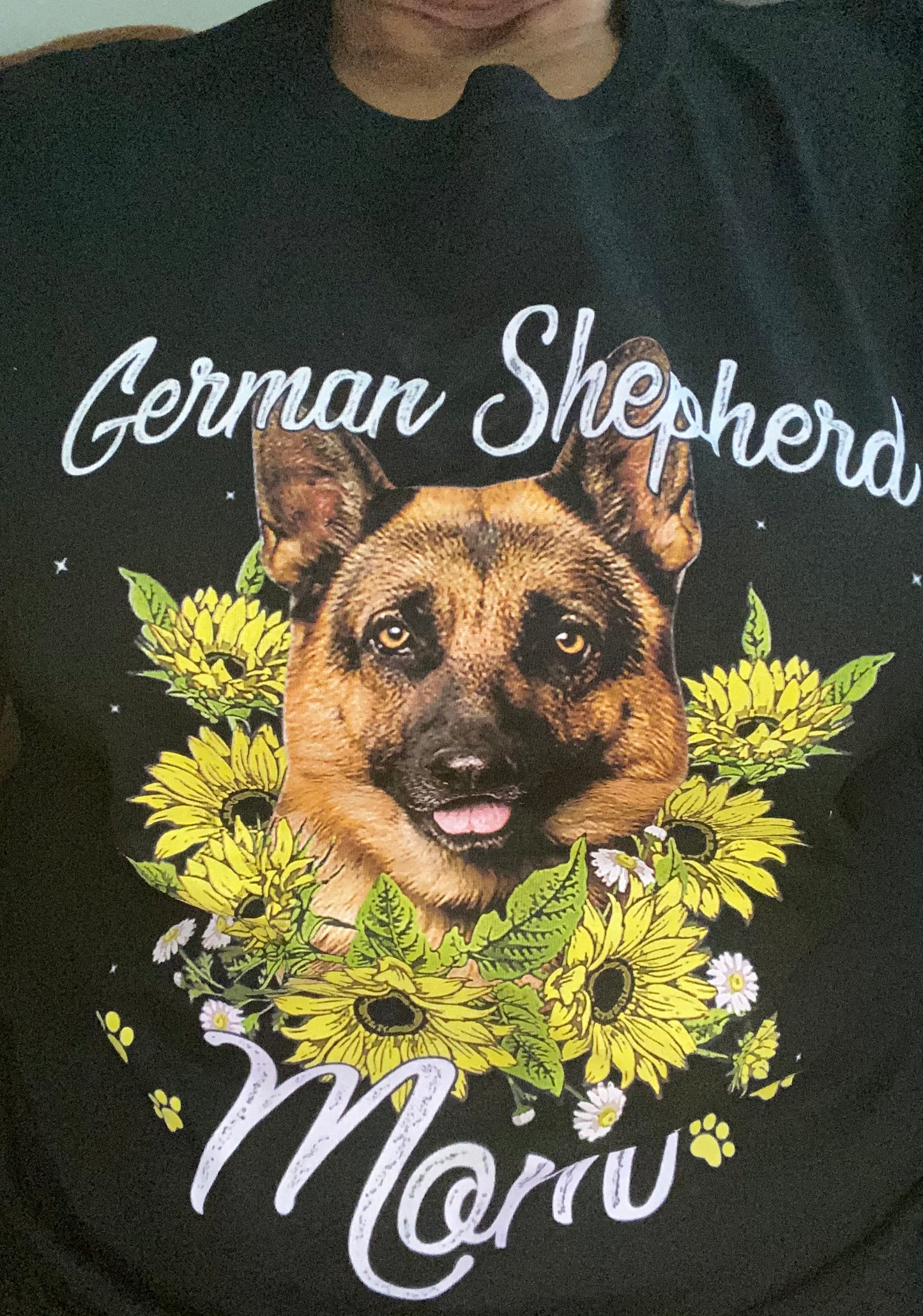 German Shepherd Mom Ladies T Shirt