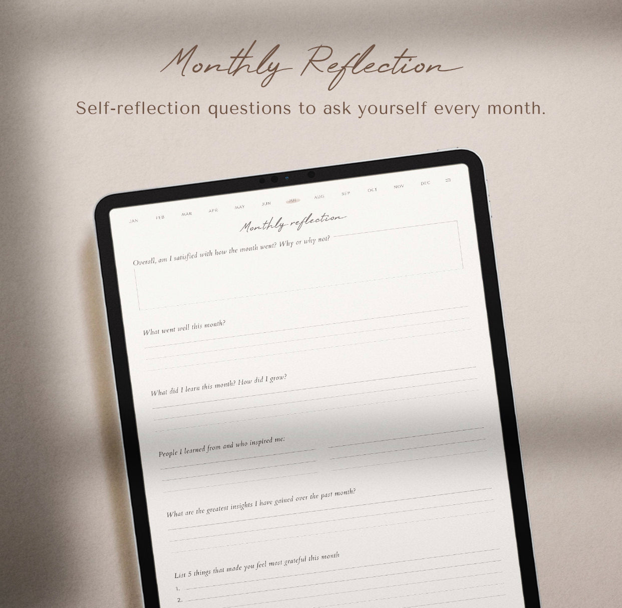 Goodnotes Digital Day and Night Daily Gratitude Journal, 393 pages