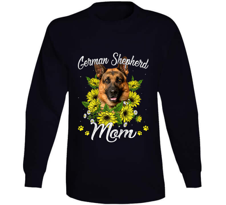 German Shepherd Mom Ladies T Shirt