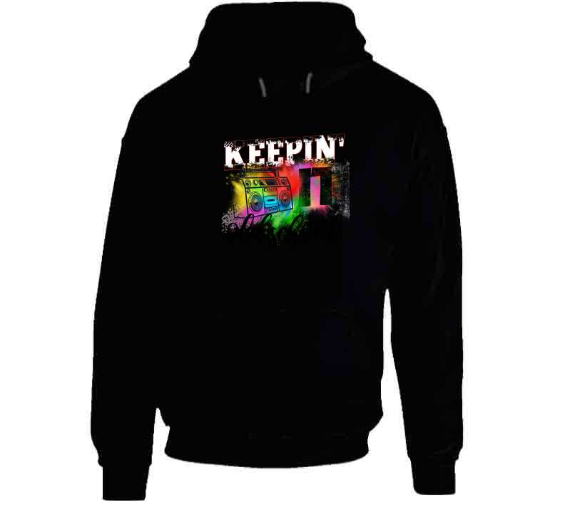 Keepin It Old School Ladies T Shirt and Hoodie