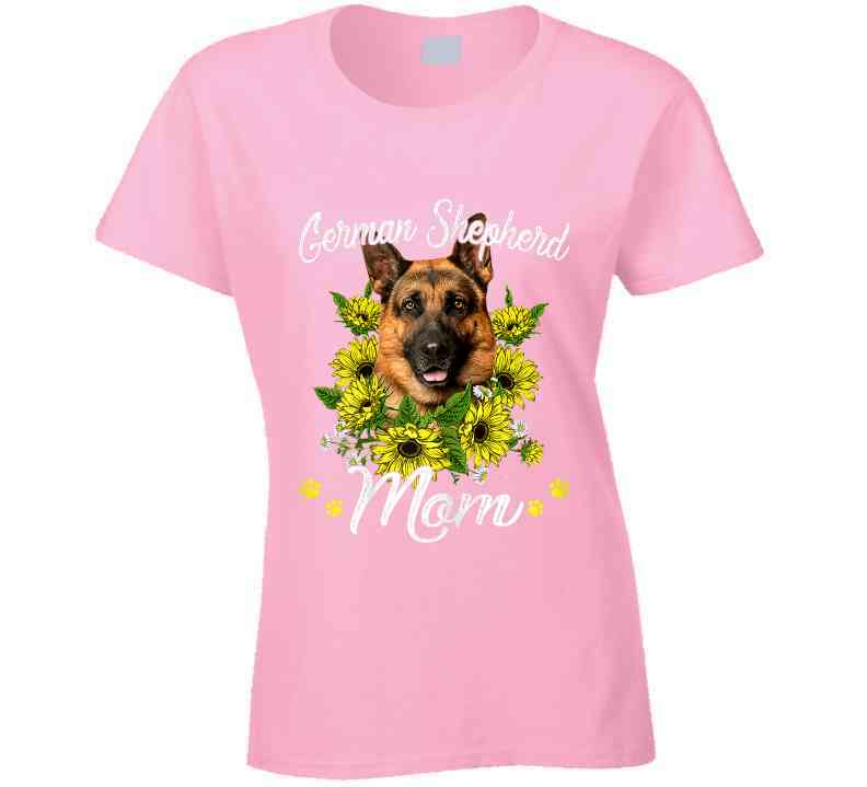 German Shepherd Mom Ladies T Shirt