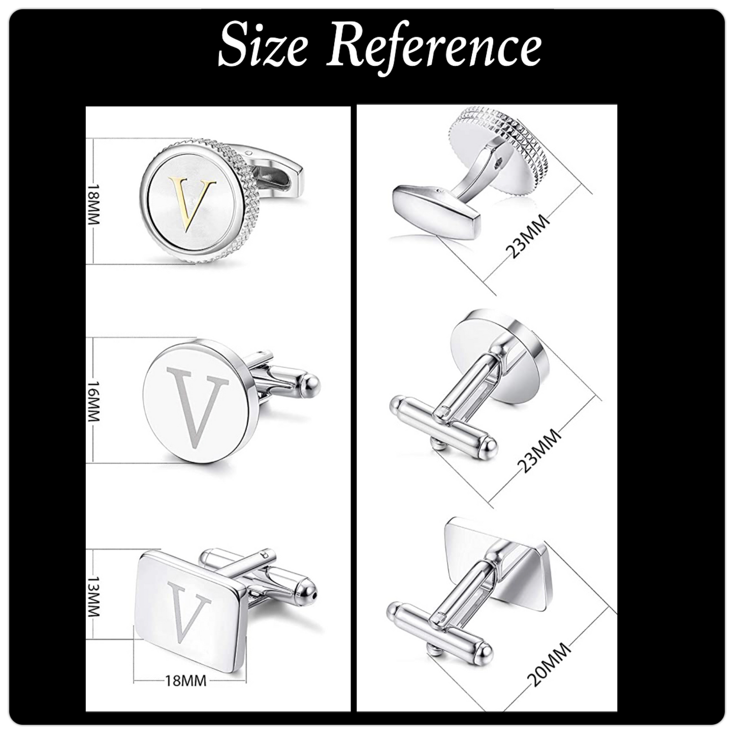 Brass Monogram Letter “C” Cufflinks