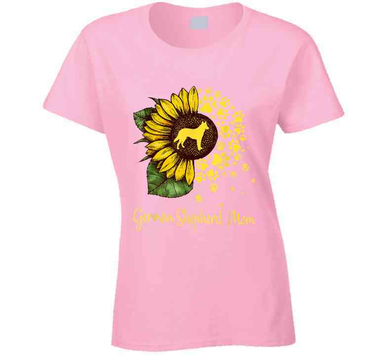 German Shepherd Mom Ladies T Shirt