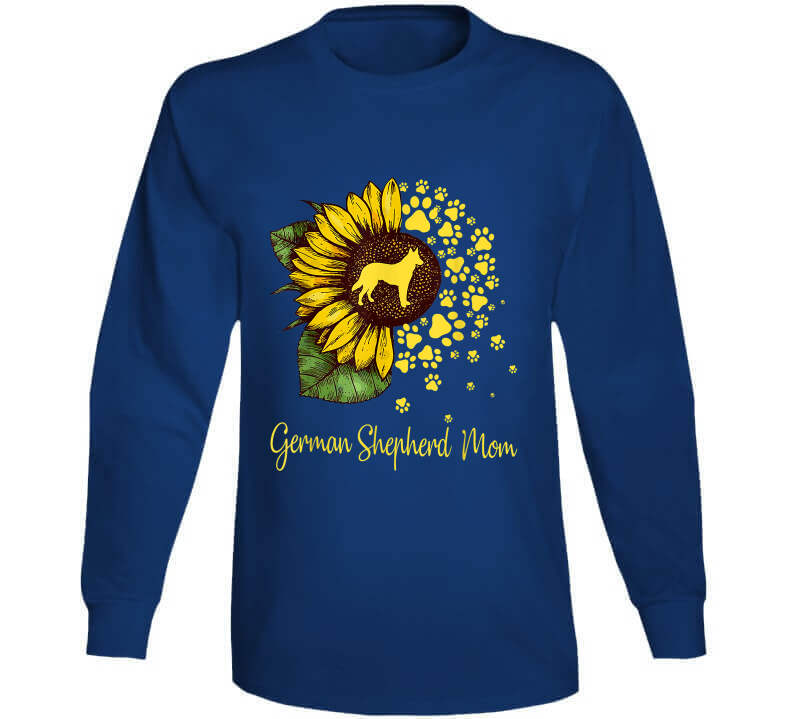 German Shepherd Mom Ladies T Shirt