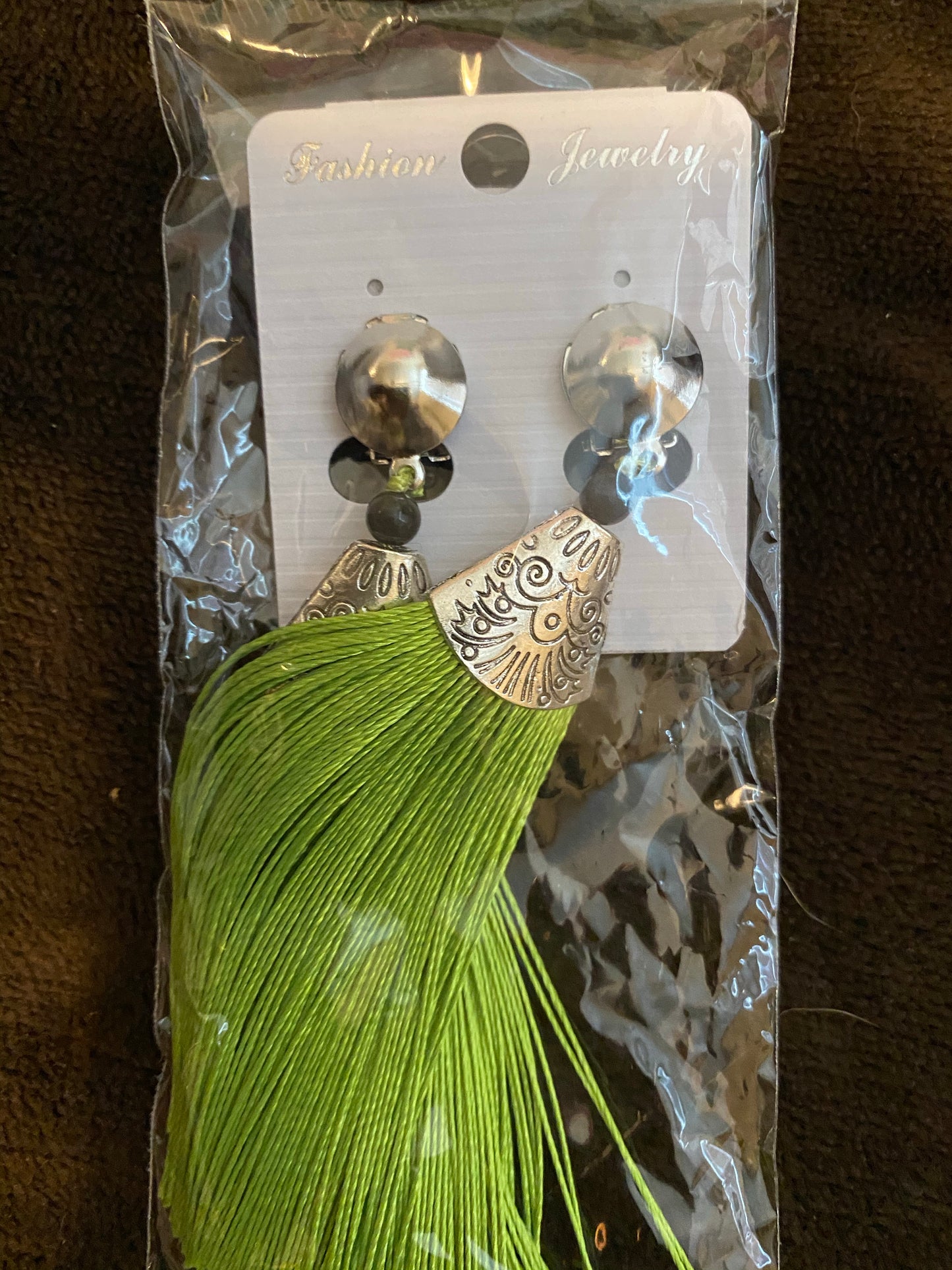 Clip-On Tassel Fringe Earrings