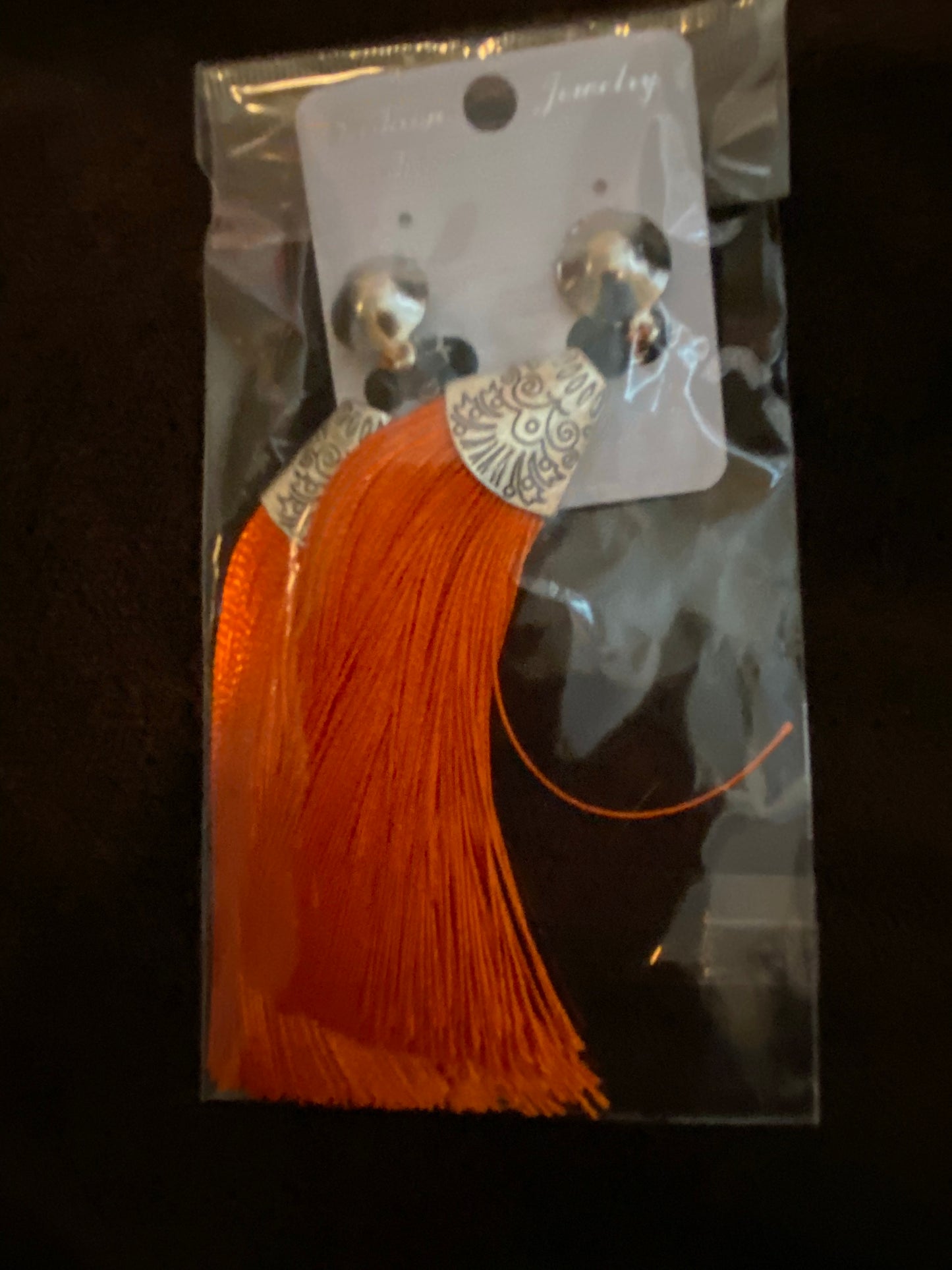 Clip-On Tassel Fringe Earrings