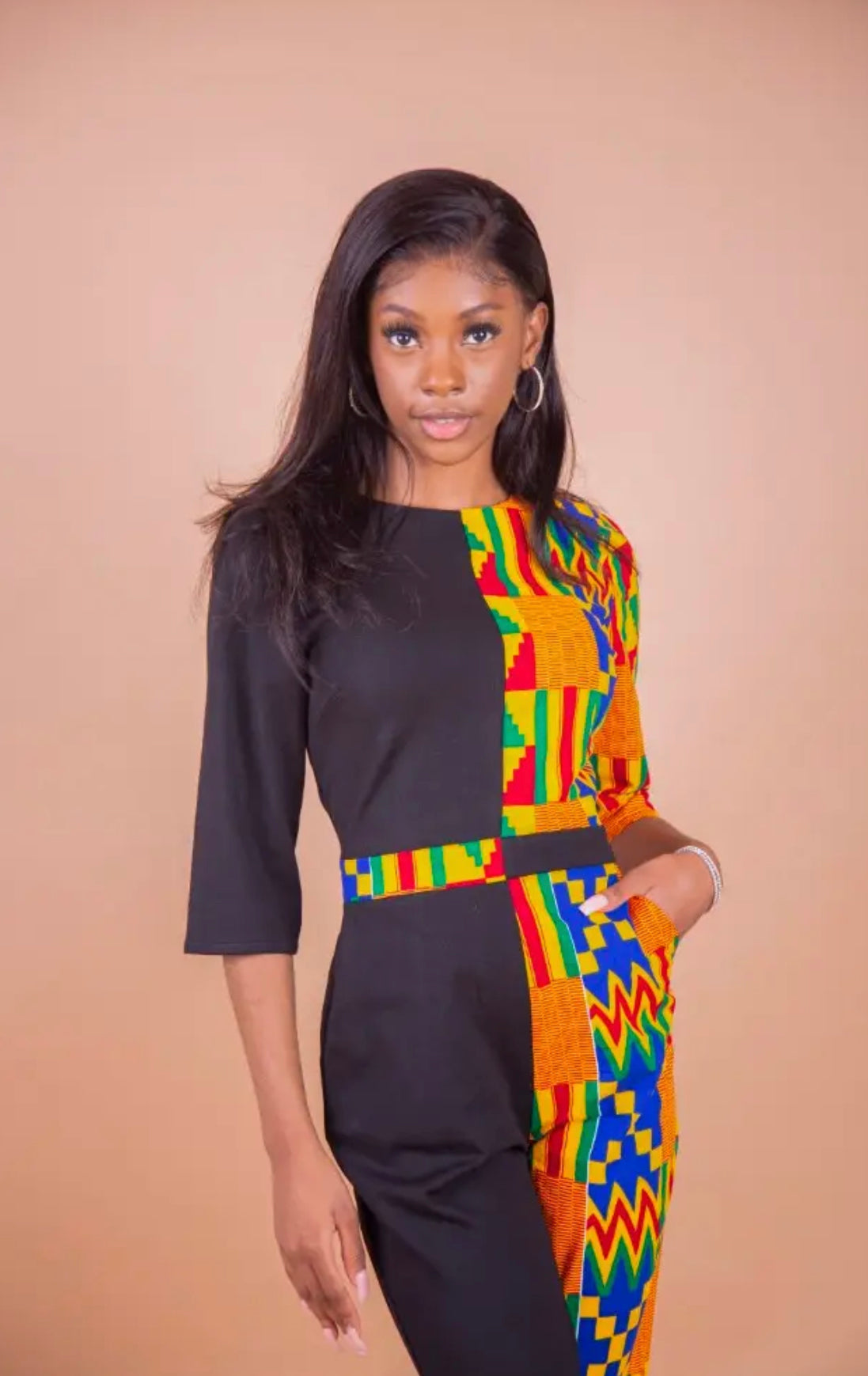 Kente Jumpsuit, Sizes Small - 2XLarge (US Size 8 - 16)