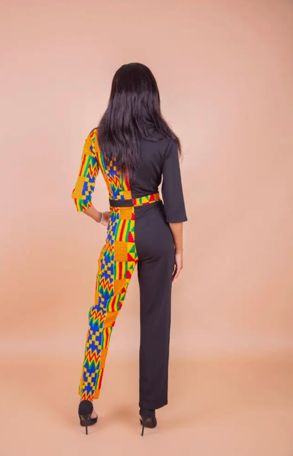 Kente Jumpsuit, Sizes Small - 2XLarge (US Size 8 - 16)