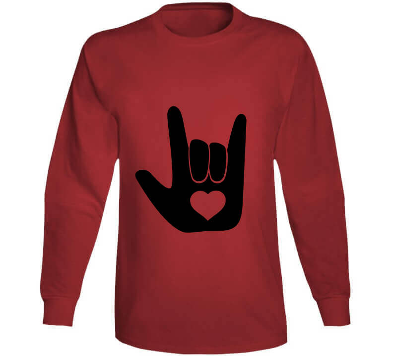 Asl I Love You Ladies T Shirt